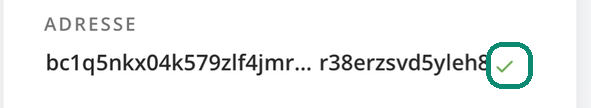 NodeCove payment page, the copy icon turned into a tick