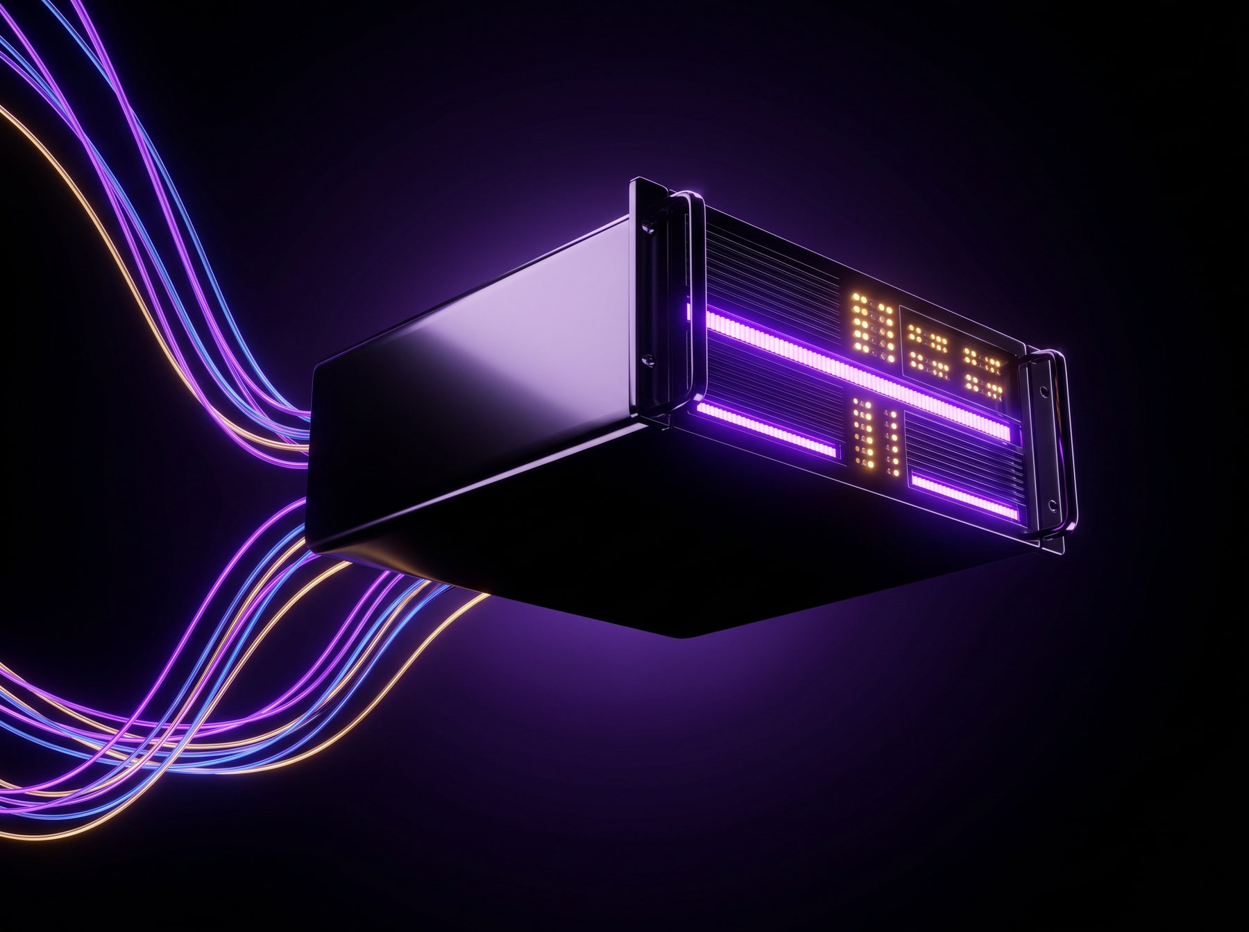 A private node and its connections dissolving into obscurity